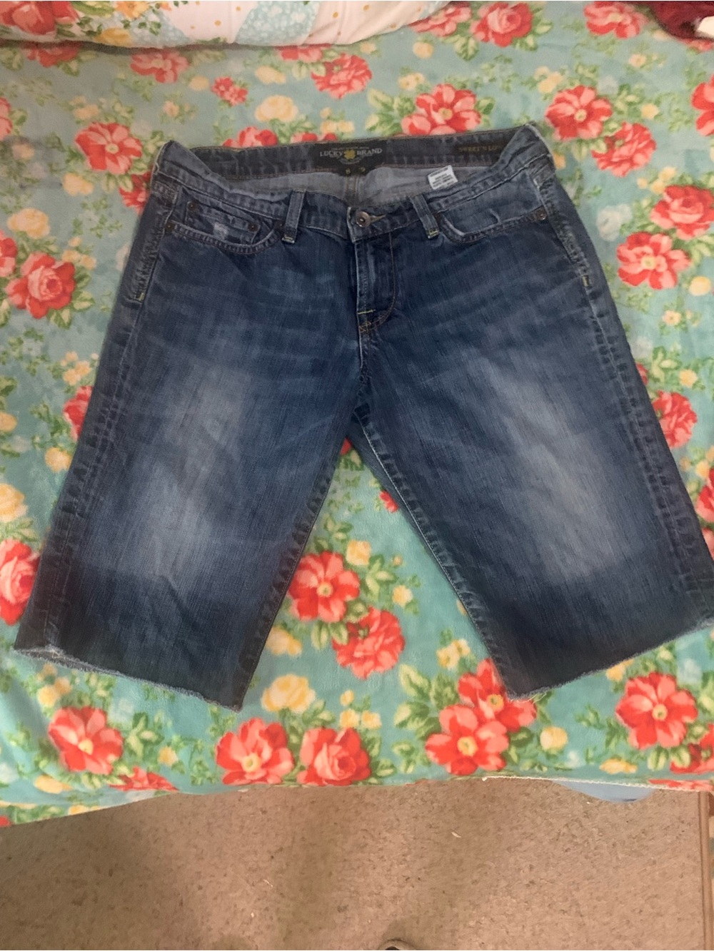 Lucky Brand Sweet & Low Denim Cut Off Shorts Size 8